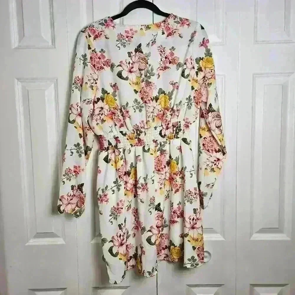 Stella Tweed Womens Floral Garden Flowy XL Dress - Picture 2 of 6